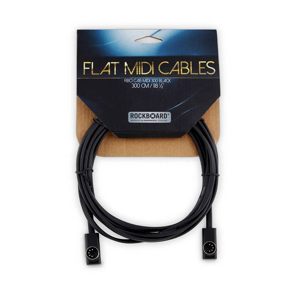 RockBoard Flat MIDI Cable 300cm MIDI線