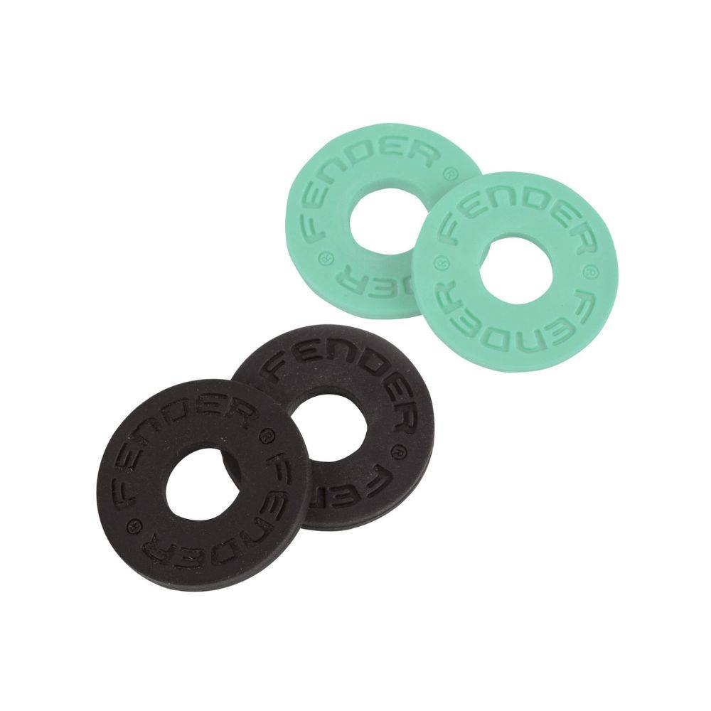 Fender Strap Blocks Black and Surf Green