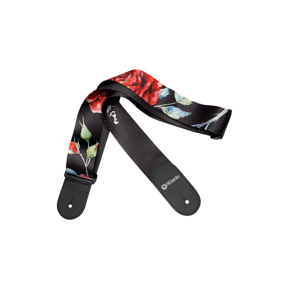 Dimarzio Floral Muse Black Guitar Strap