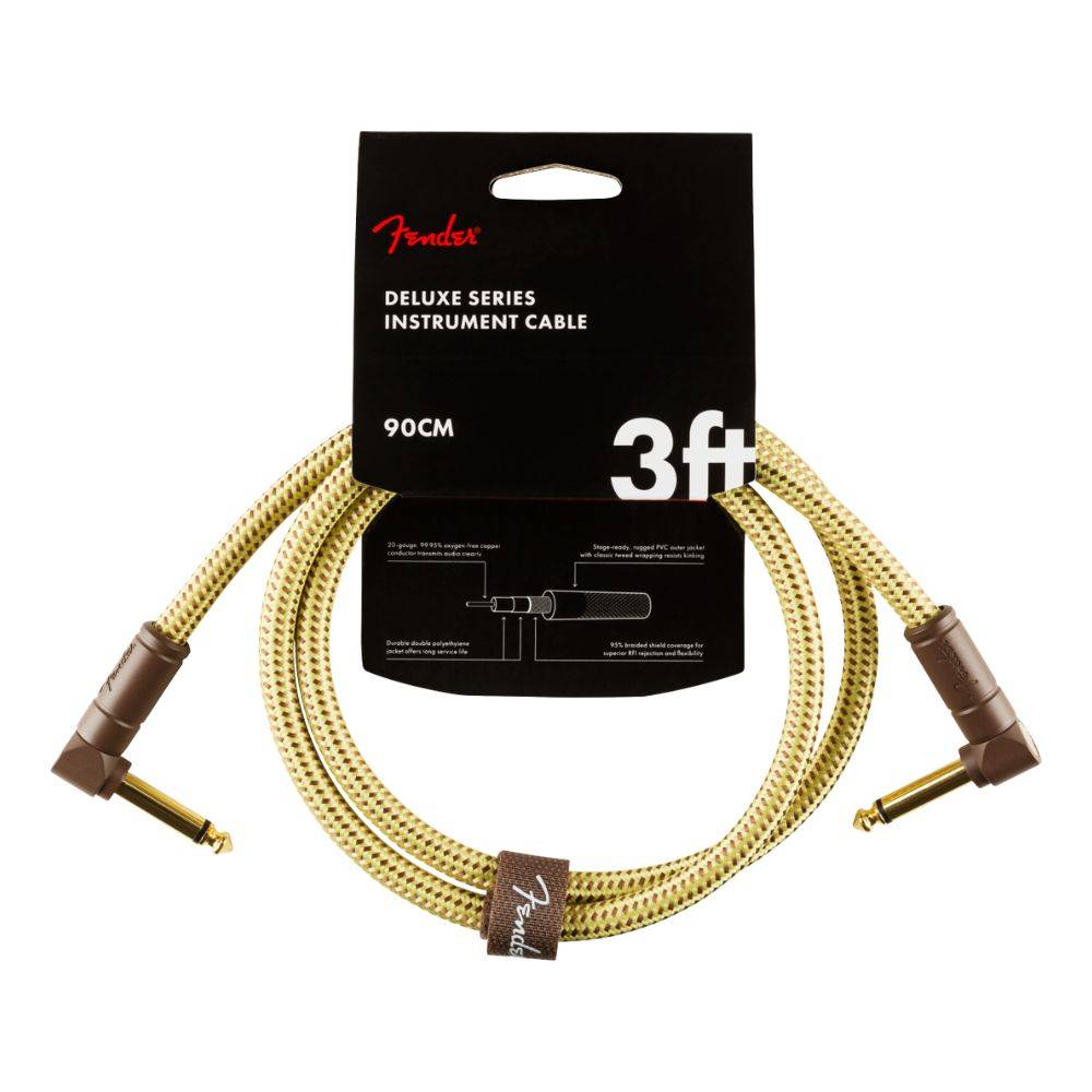 Fender Deluxe Series Tweed Instrument Cables - Tweed 吉他導線