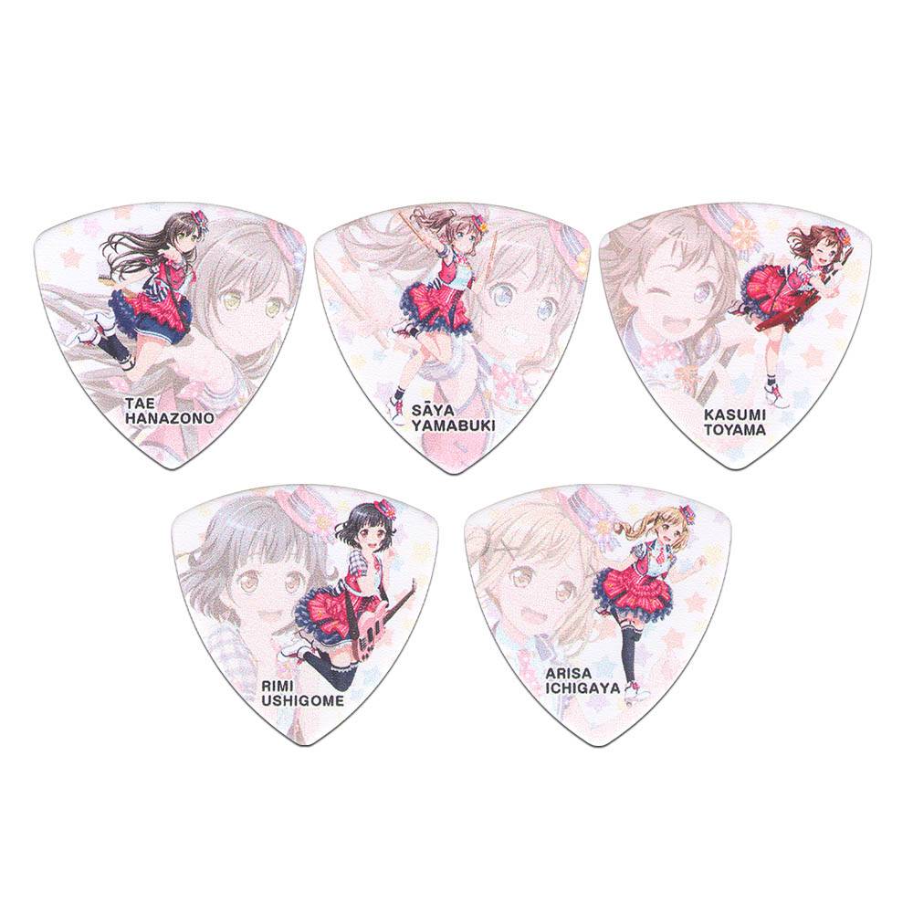 ESP BanG Dream Poppin'Party ver.3 聯名款匹克(五入組)