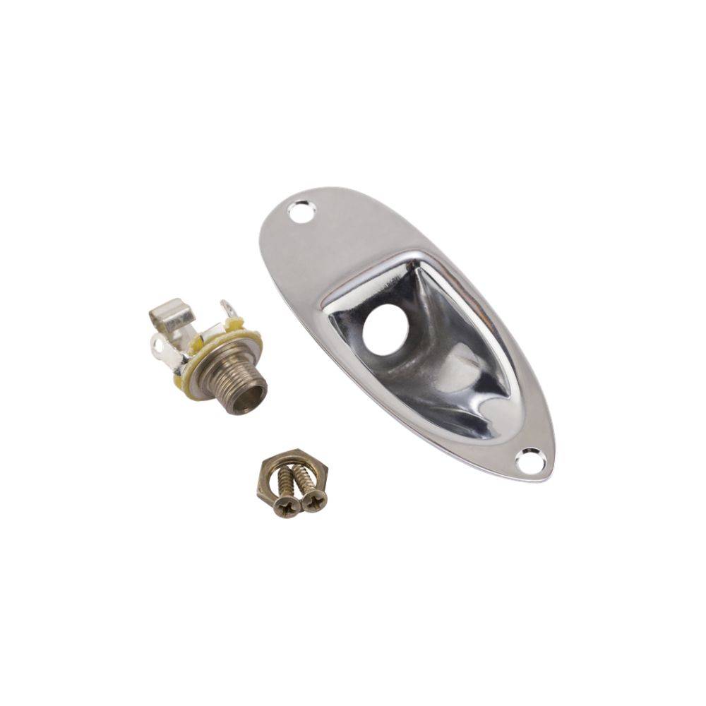 Fender Road Worn Stratocaster Jack Ferrule w/Hardware 導線插孔面板