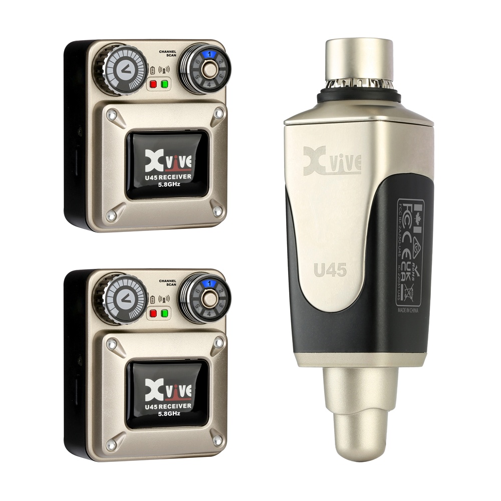 Xvive U45R2 Wireless IEM System 入耳式無線監聽傳輸介面