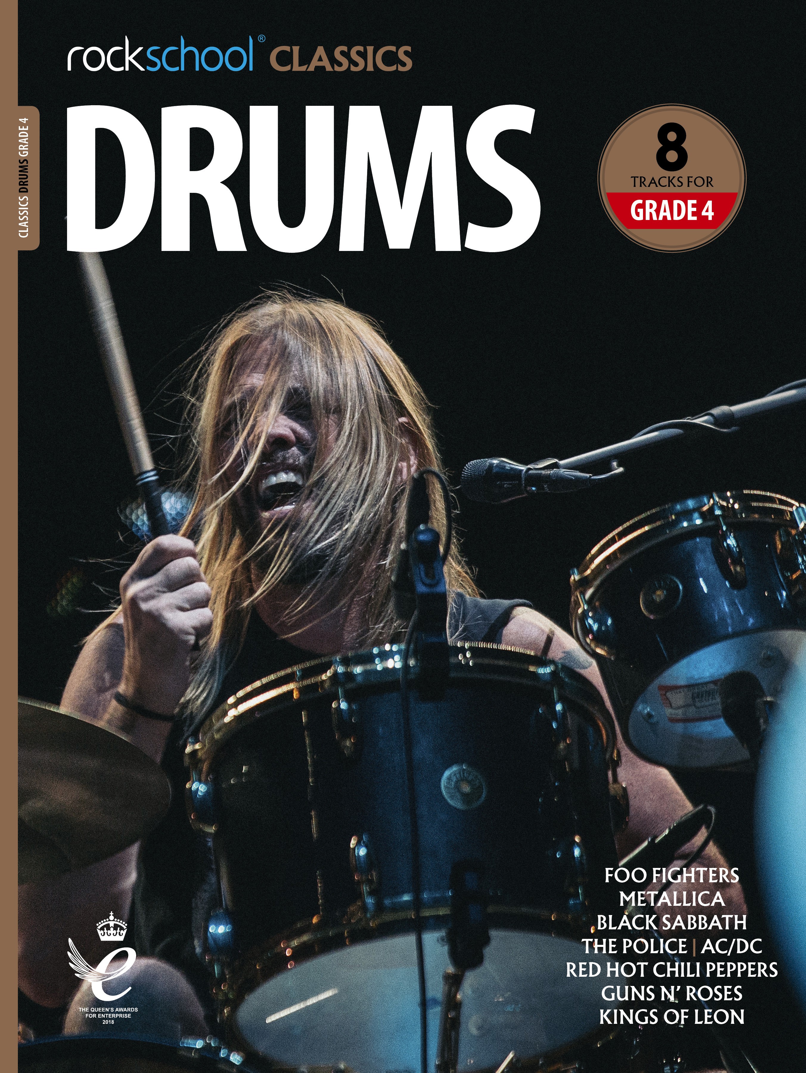 ROCKSCHOOL CLS DRUMS GRADE 4 2018+ 爵士鼓歌本 RSK200078