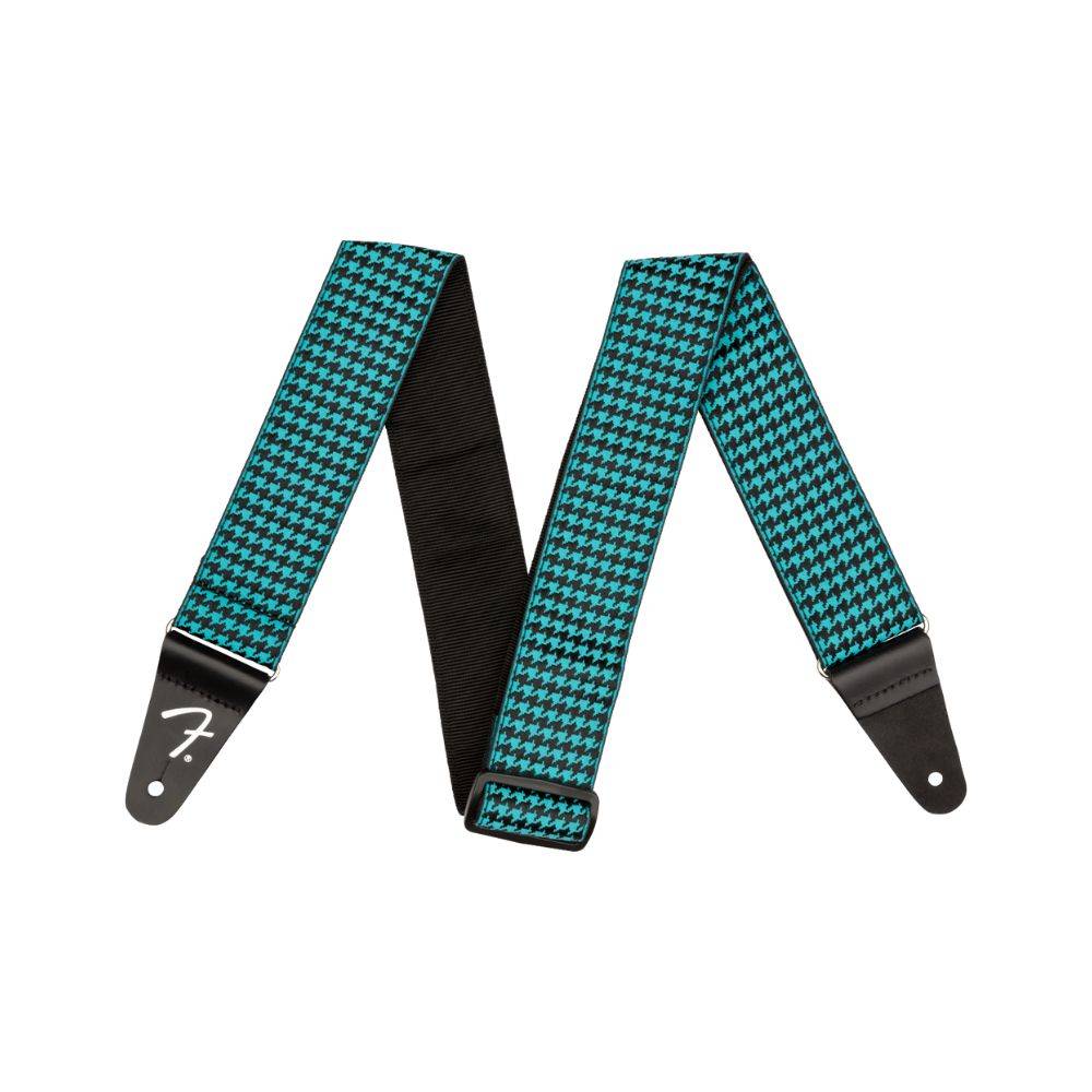 Fender Houndstooth Jacquard Straps Teal 背帶