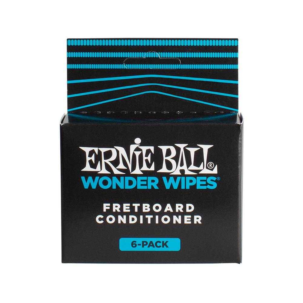 Ernie Ball Wonder Wipes Fretboard Conditioner - 6 Pack 4276 指板清潔隨身包 (6入組)