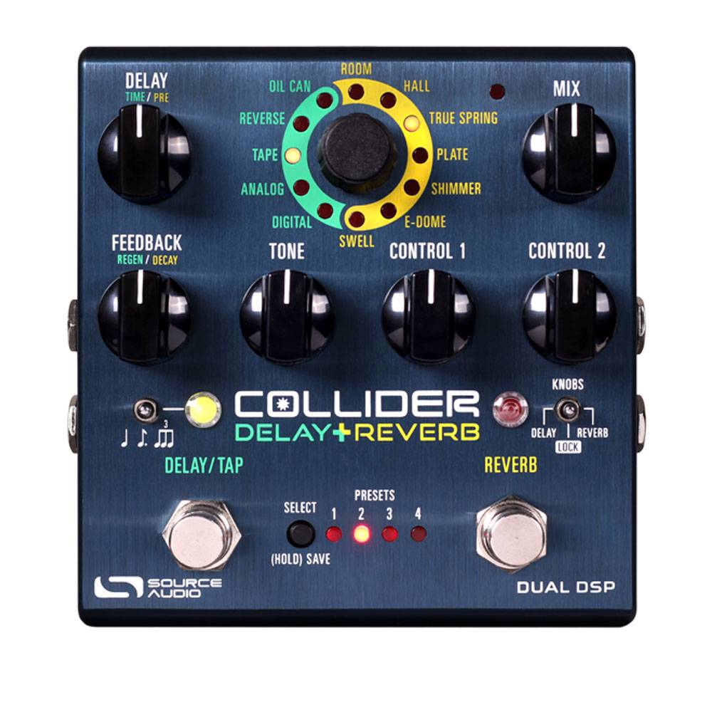 Source Audio Collider Stereo Delay+Reverb 效果器 Source Audio Collider Stereo Delay+Reverb 效果器