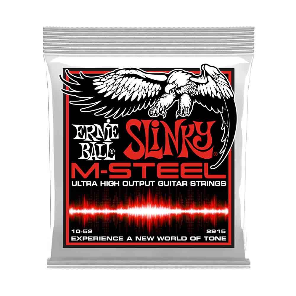 Ernie Ball Skinny Top Heavy Bottom Slinky M-Steel 2915 超高出力馬鋼 電吉他套弦 10-52