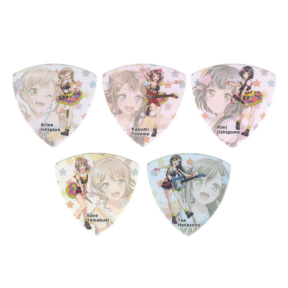 ESP BanG Dream Poppin Party ver.2 聯名款匹克(五入組)