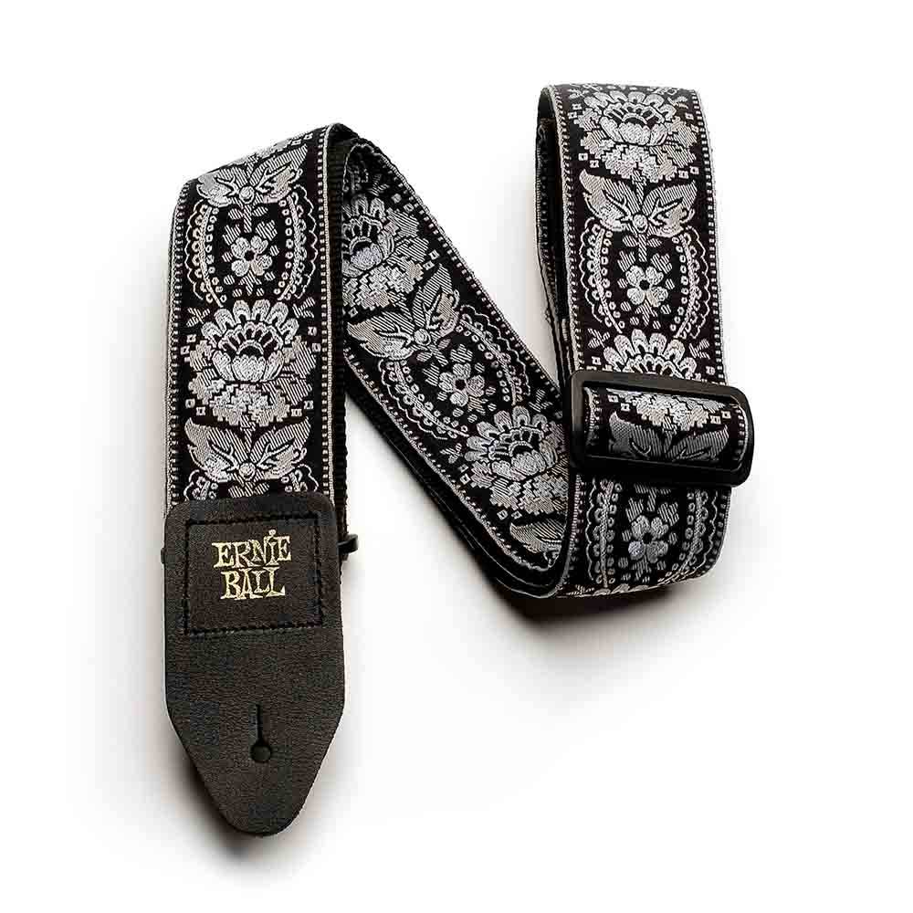 Ernie Ball Classic Jacquard Strap - Silver Orleans 4150 背帶