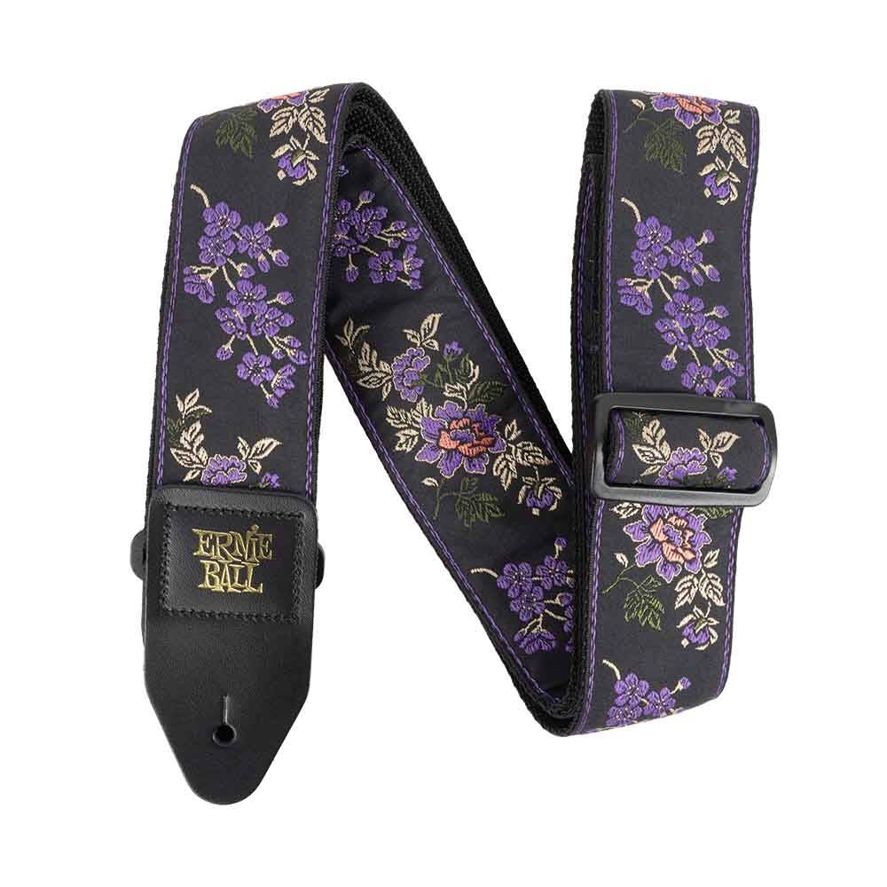 Ernie Ball Classic Jacquard Strap - Lavender Blossom 5364 背帶