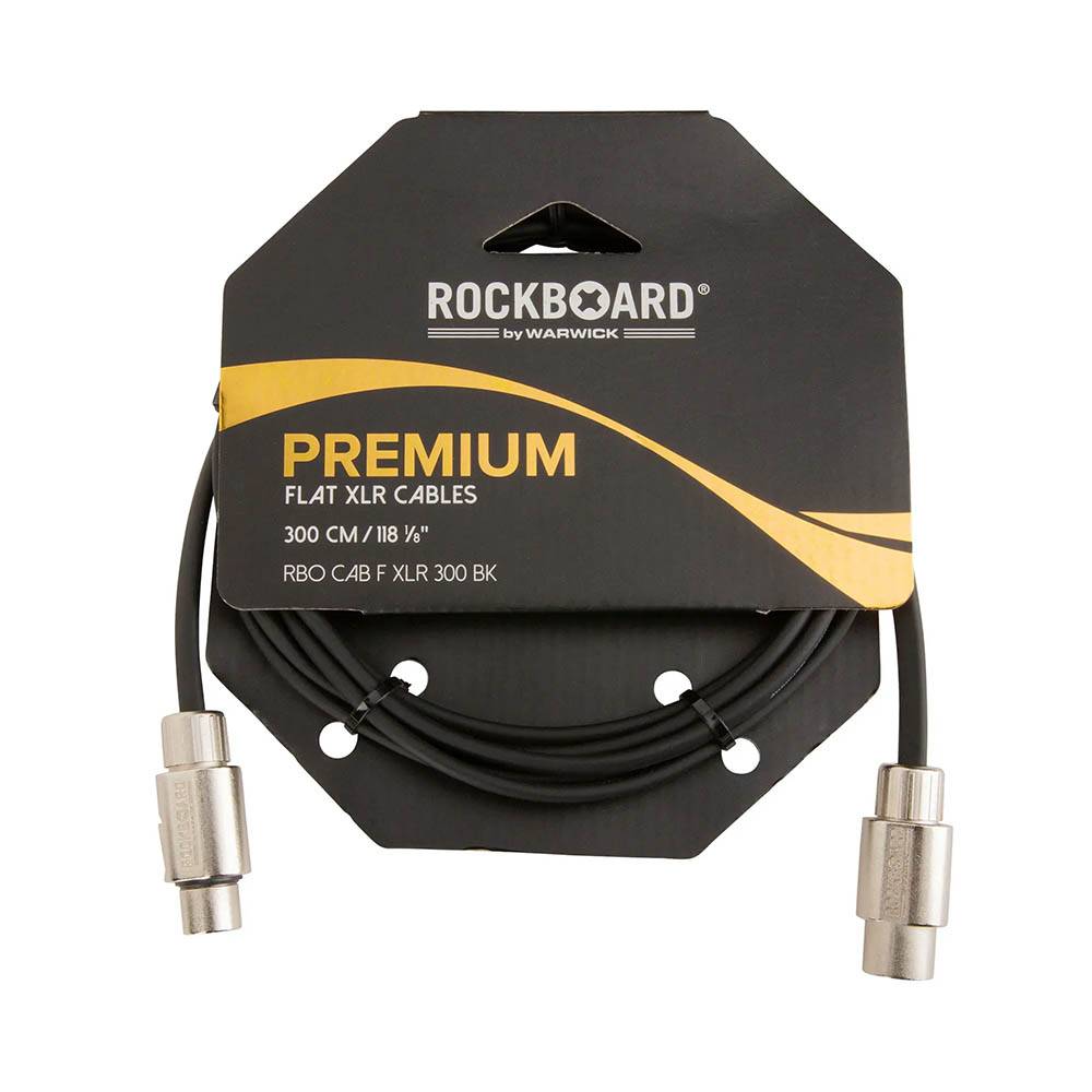 RockBoard Flat XLR Cable 300cm 麥克風線