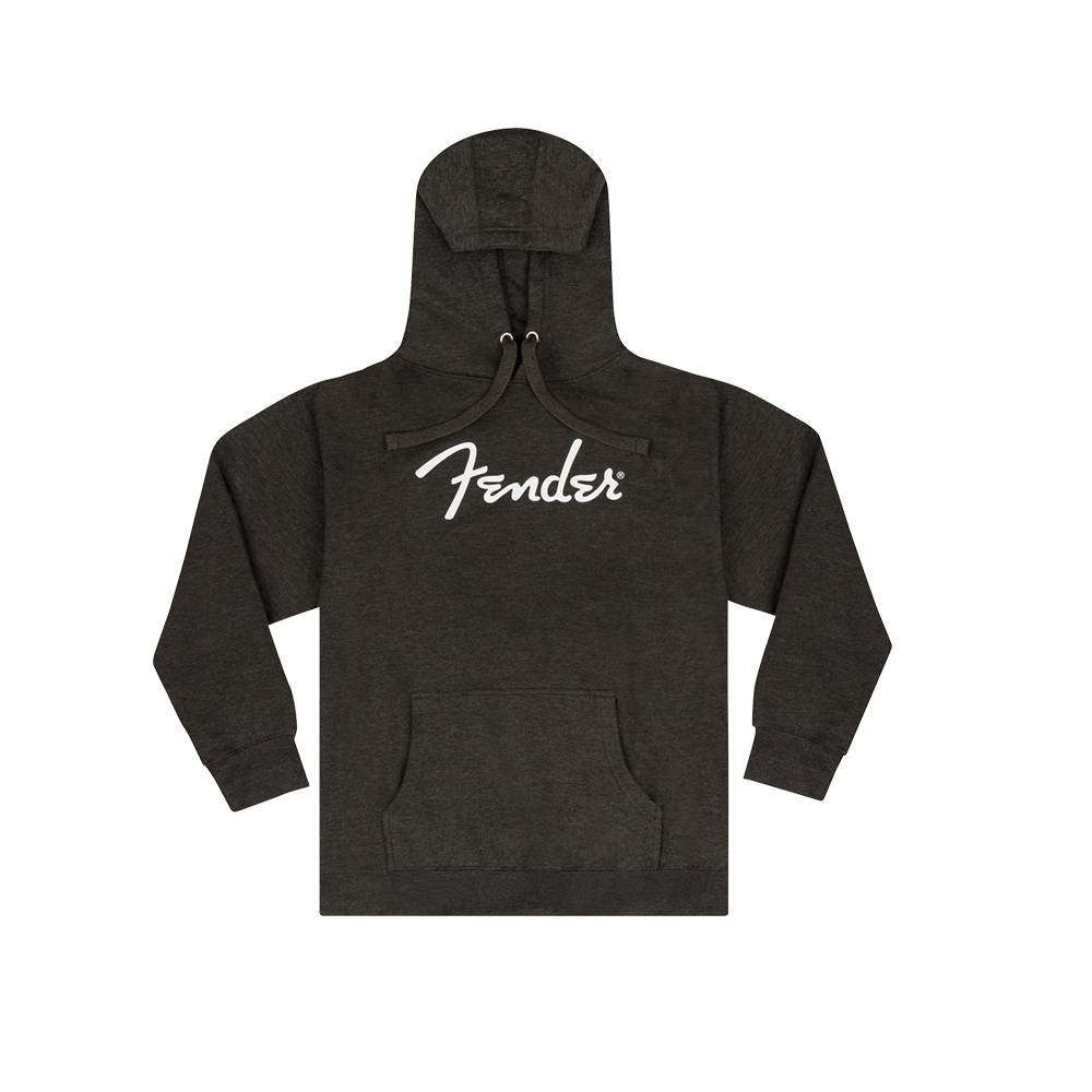 Fender Spaghetti Logo Hoodie Gray Heather 長袖連帽T