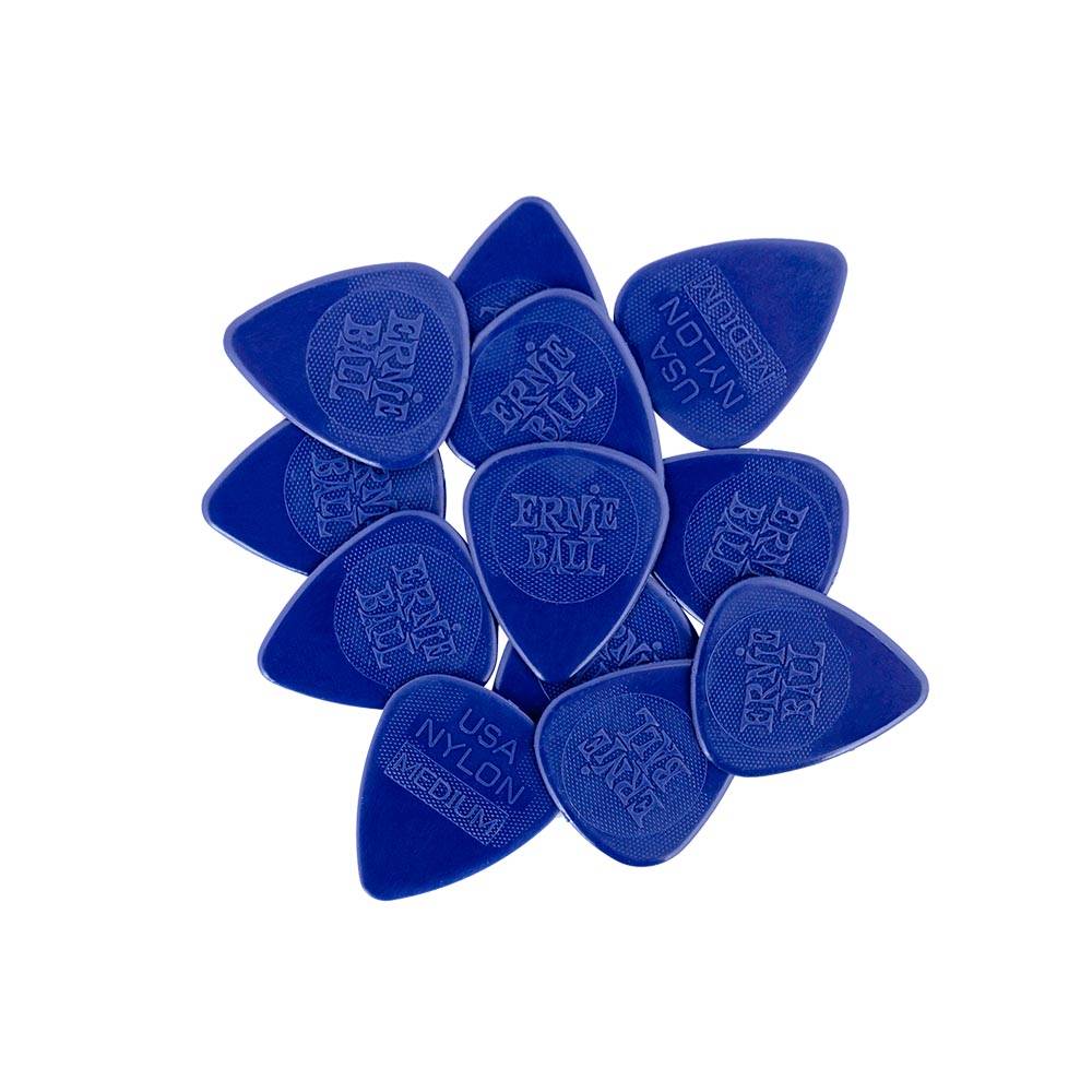 Ernie Ball Nylon Picks Medium 0.72mm 9136 匹克 (12片裝)