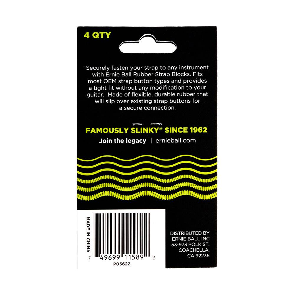 Ernie Ball Strap Blocks - Green 5622 背帶固定墊片 (4入組) Ernie Ball Strap Blocks - Green 5622 背帶固定墊片 (4入組)