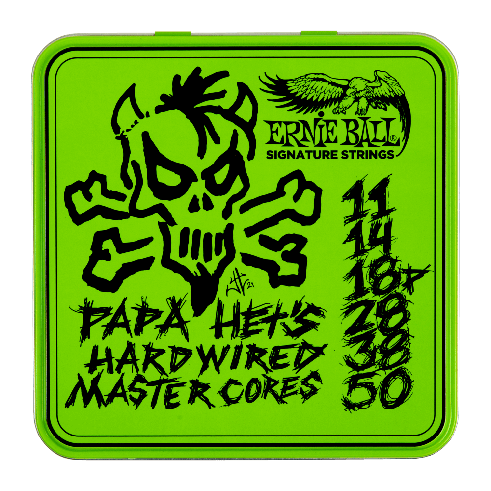 Ernie Ball Papa Het's Hardwired Master Core Signature Electric Guitar Strings 3821 電吉他套弦 (3入組) 11-50