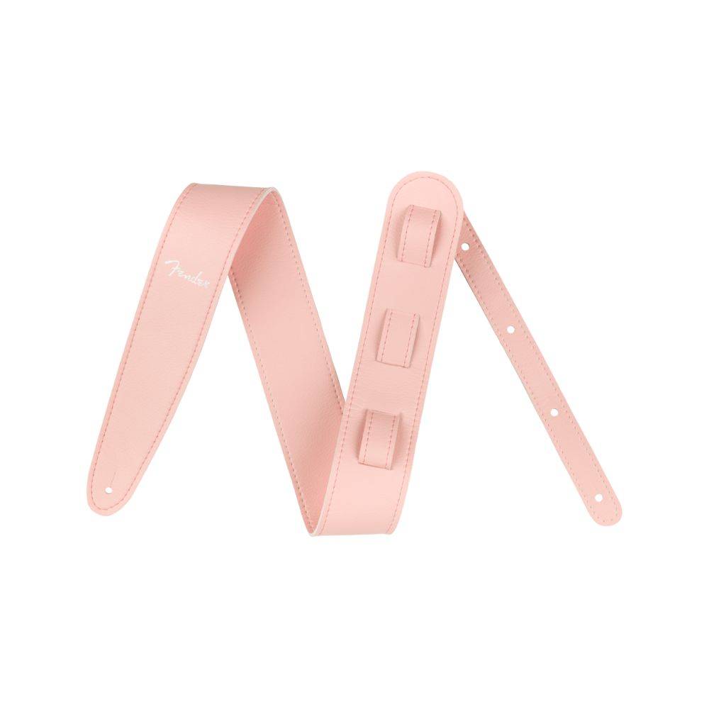 Fender Vegan Leather Straps Shell Pink 背帶