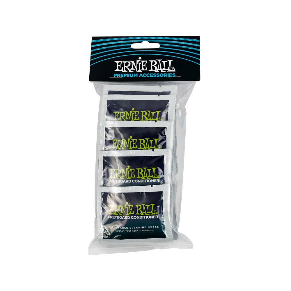 Ernie Ball Wonder Wipes Fretboard Conditioner - 20 Pack 4247 指板清潔隨身包