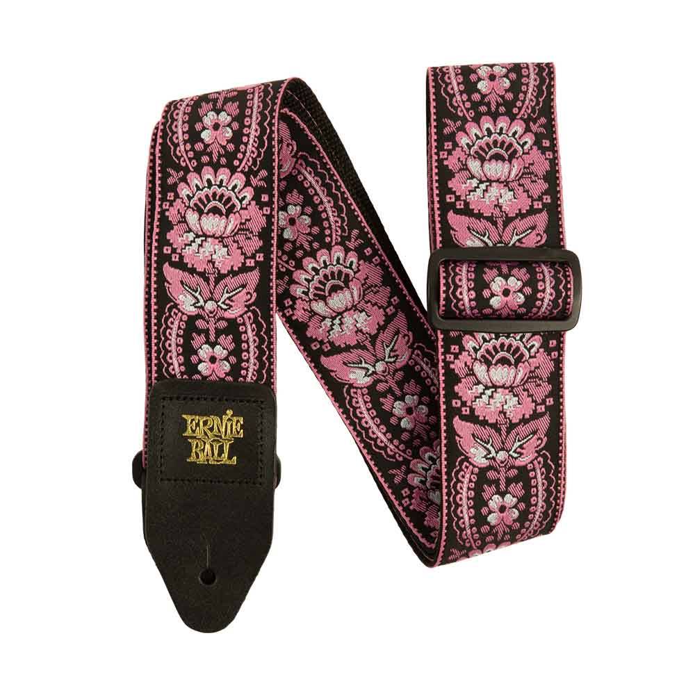 Ernie Ball Classic Jacquard Strap - Pink Orleans 5347 背帶