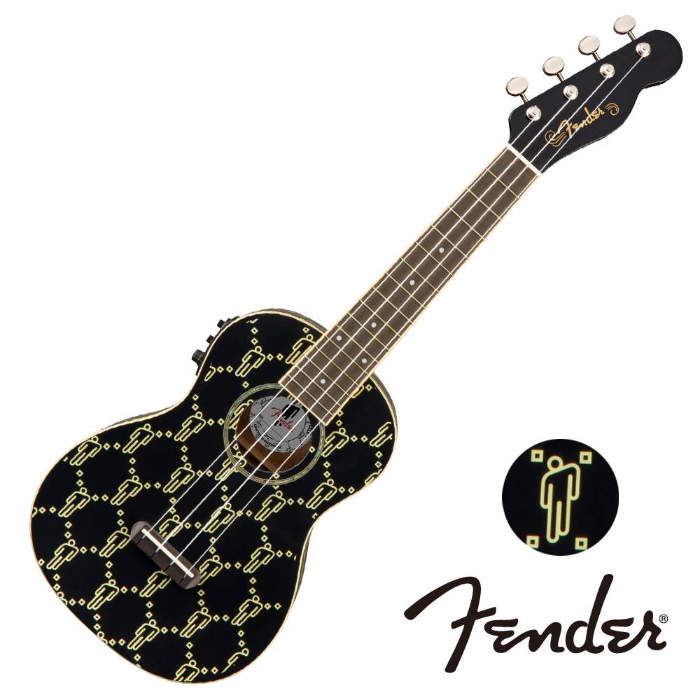 Fender Limited Edition Billie Eilish Ukulele 簽名款烏克麗麗