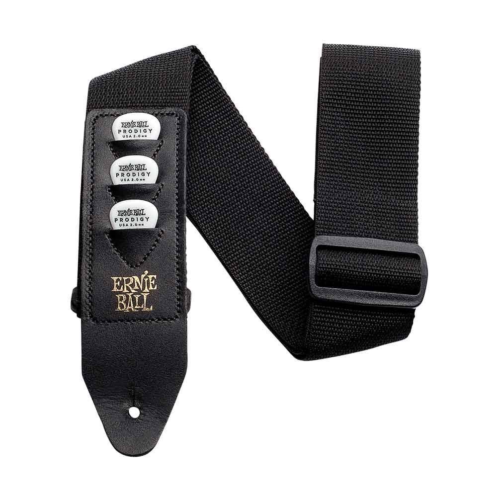 Ernie Ball Polypro Pickholder Strap - Black 4039 背帶