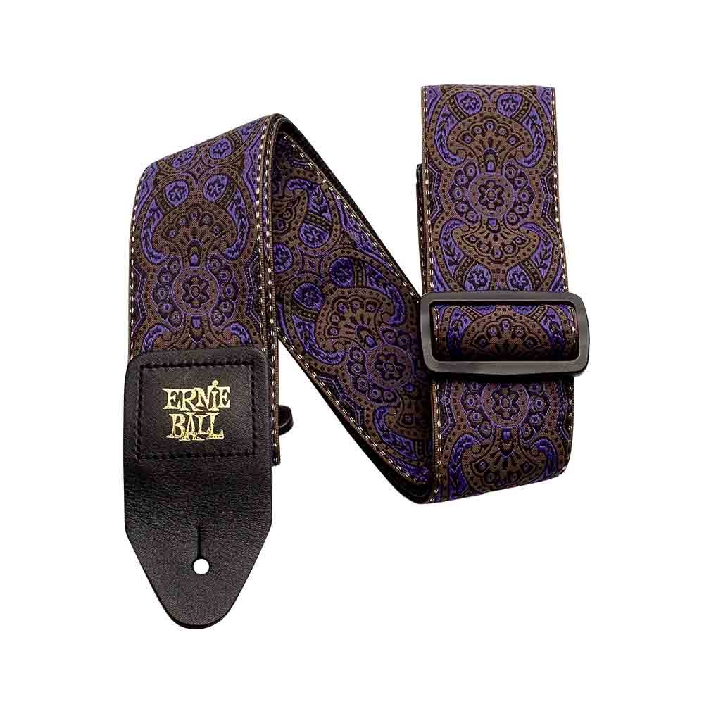 Ernie Ball Classic Jacquard Strap - Purple Paisley 4164 背帶