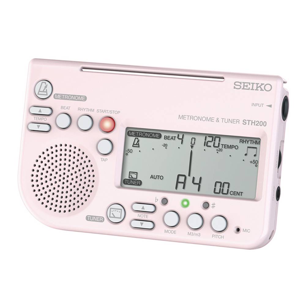 SEIKO STH200P  二合一數位節拍器/調音器 粉紅