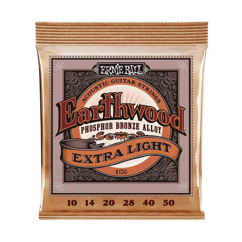 Ernie Ball Earthwood Extra Light Phosphor Bronze 2150 經典純粹 民謠吉他套弦 10-50