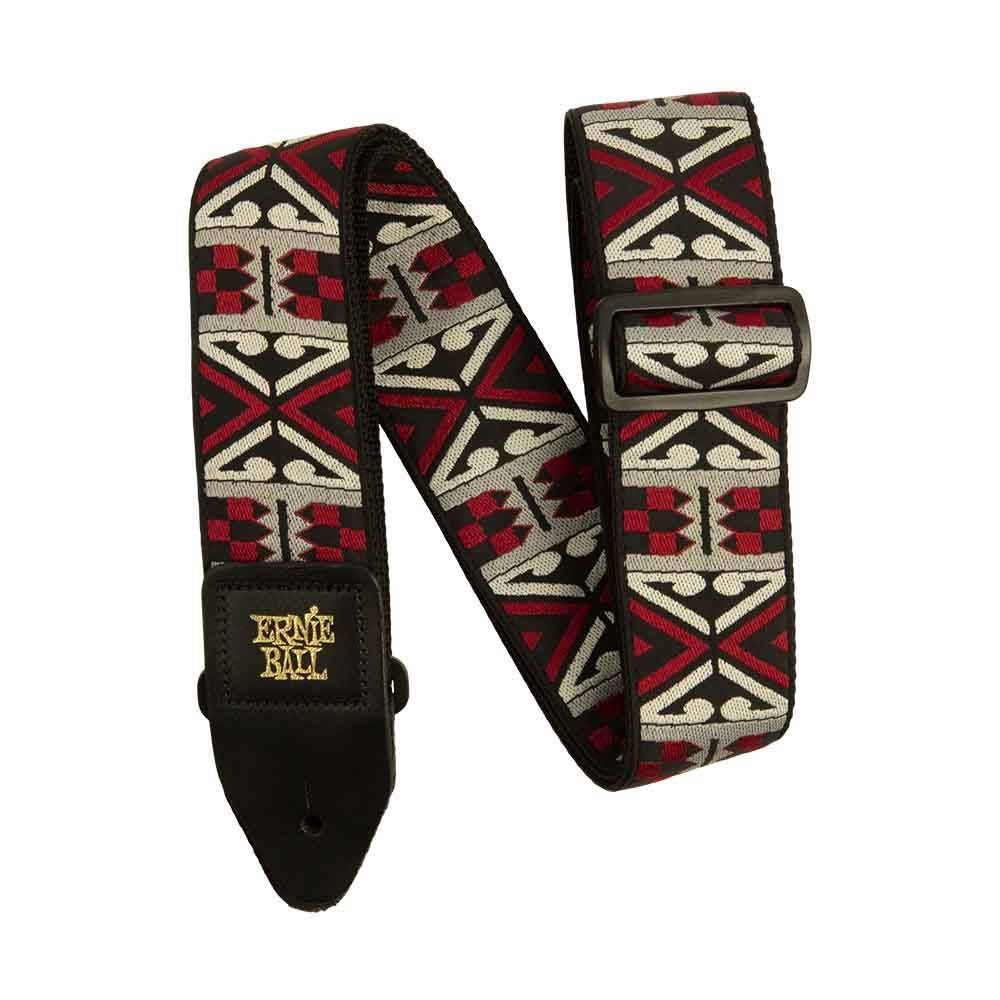 Ernie Ball Classic Jacquard Strap - Primal Red 5339 背帶