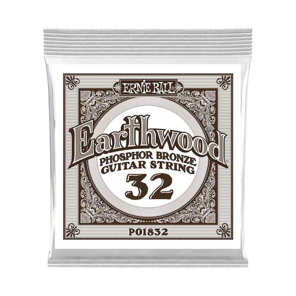 Ernie Ball Earthwood Phosphor Bronze 1832 經典純粹 民謠吉他零弦 (單入裝) 32 Ernie Ball Earthwood Phosphor Bronze 1832 經典純粹 民謠吉他零弦 (單入裝) 32