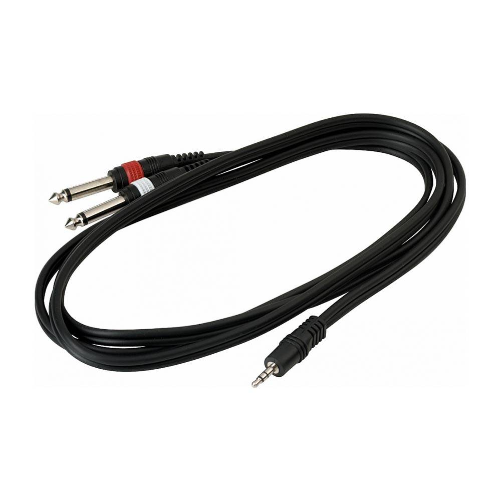 RockCable Patch Cable TSx2 to TRS Jack 1.8m 音訊連接線 RockCable Patch Cable TSx2 to TRS Jack 1.8m 音訊連接線