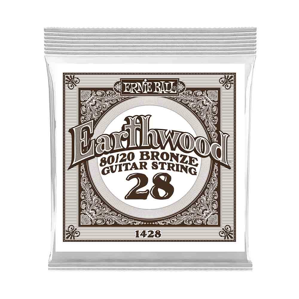 Ernie Ball Earthwood 80/20 Bronze 1428 經典純粹 民謠吉他零弦 (單入裝) 28