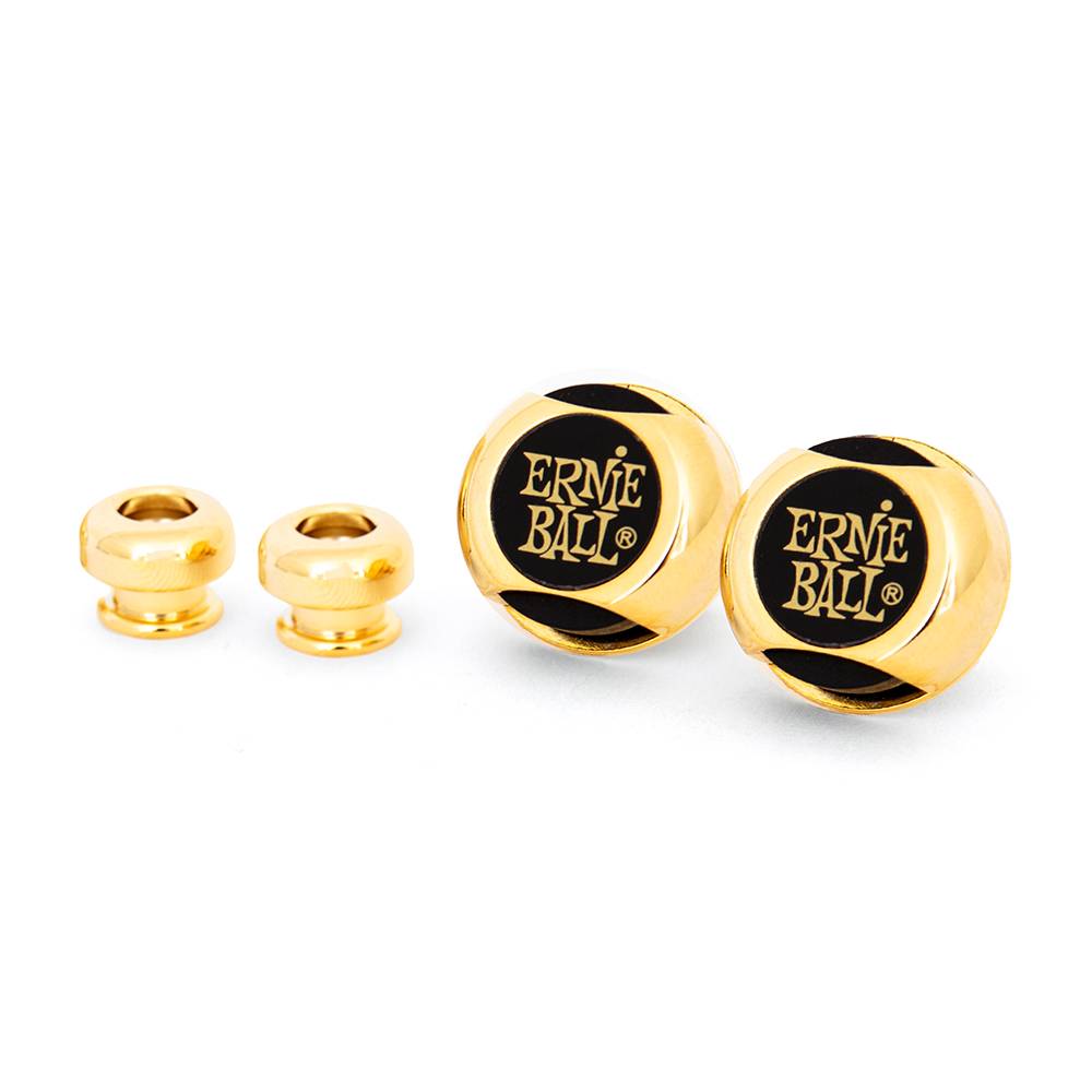 Ernie Ball Super Locks - Gold 4602 背帶扣 (2入組)