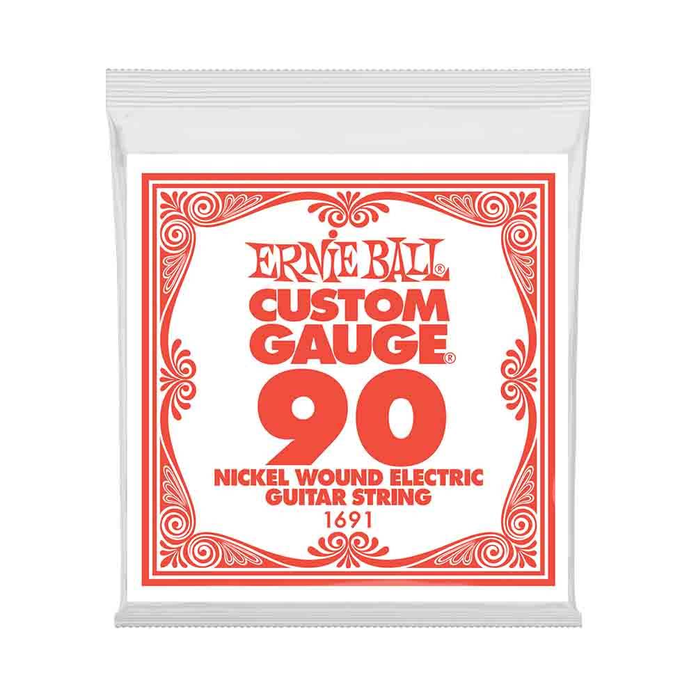 Ernie Ball Nickel Wound Small Ball-End 1691 鎳纏繞 電貝斯零弦 (單入裝) 90