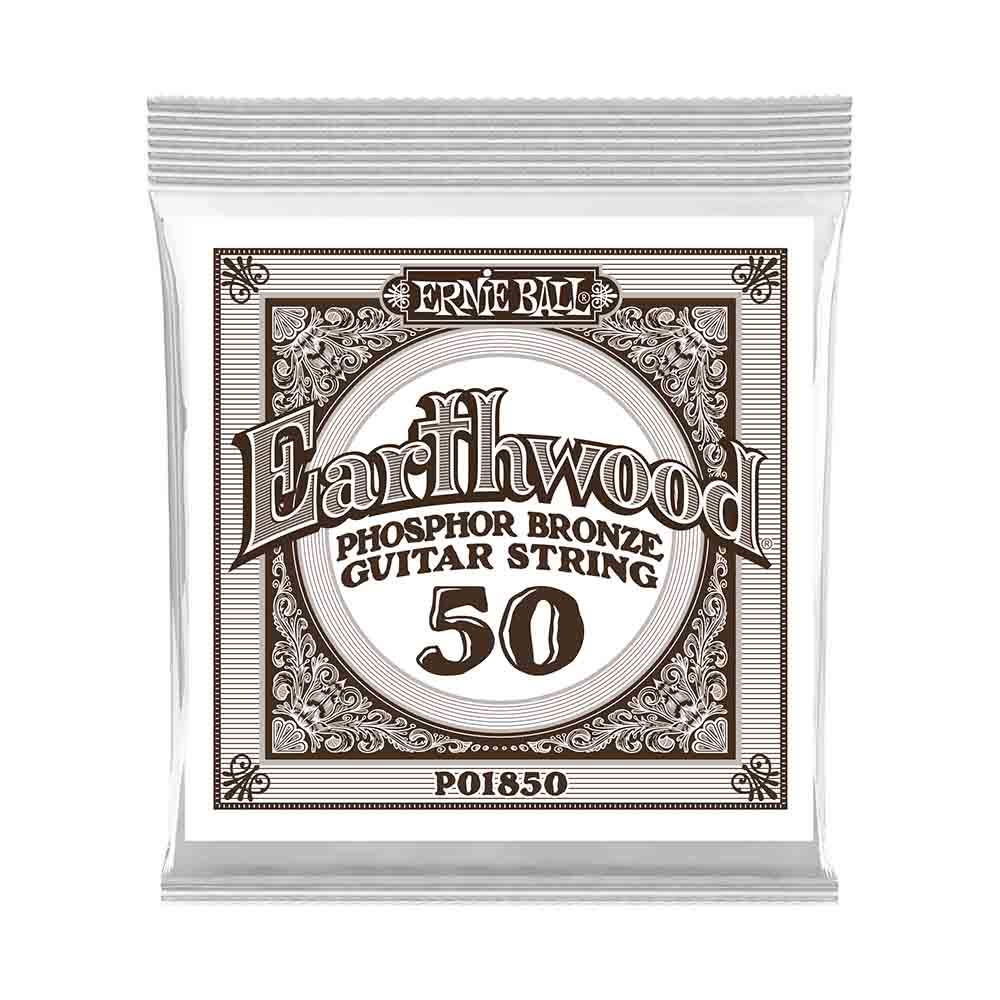 Ernie Ball Earthwood Phosphor Bronze 1850 經典純粹 民謠吉他零弦 (單入裝) 50