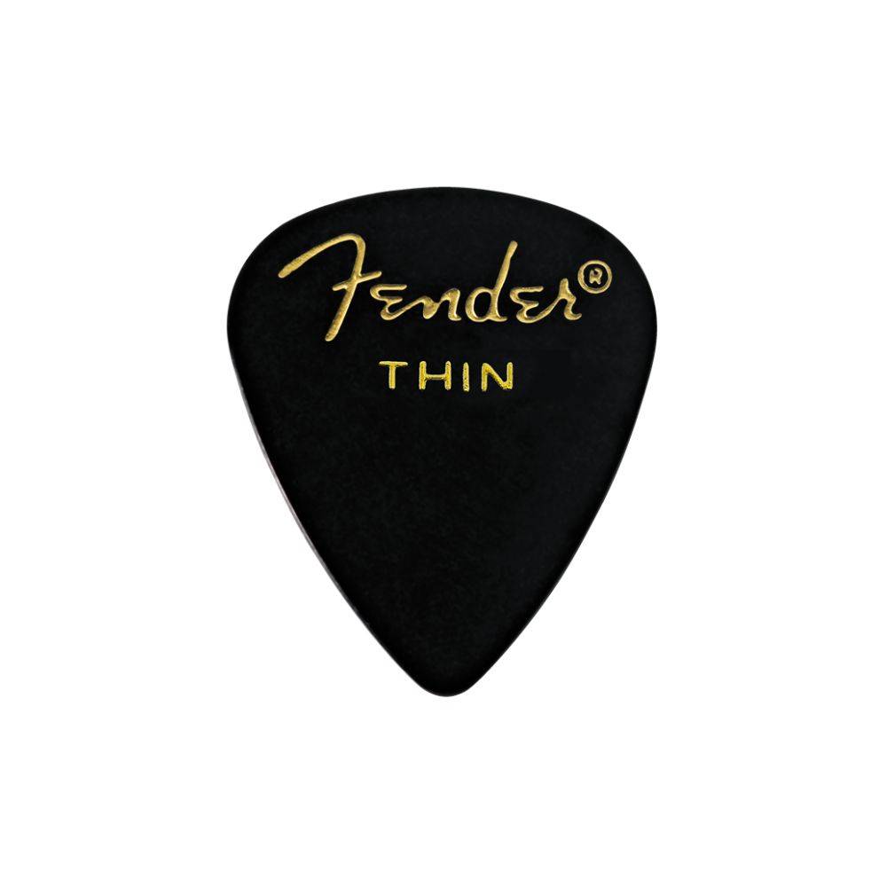 Fender Classic Celluloid 351 Shape Black - 1 Gross 匹克(144入組)
