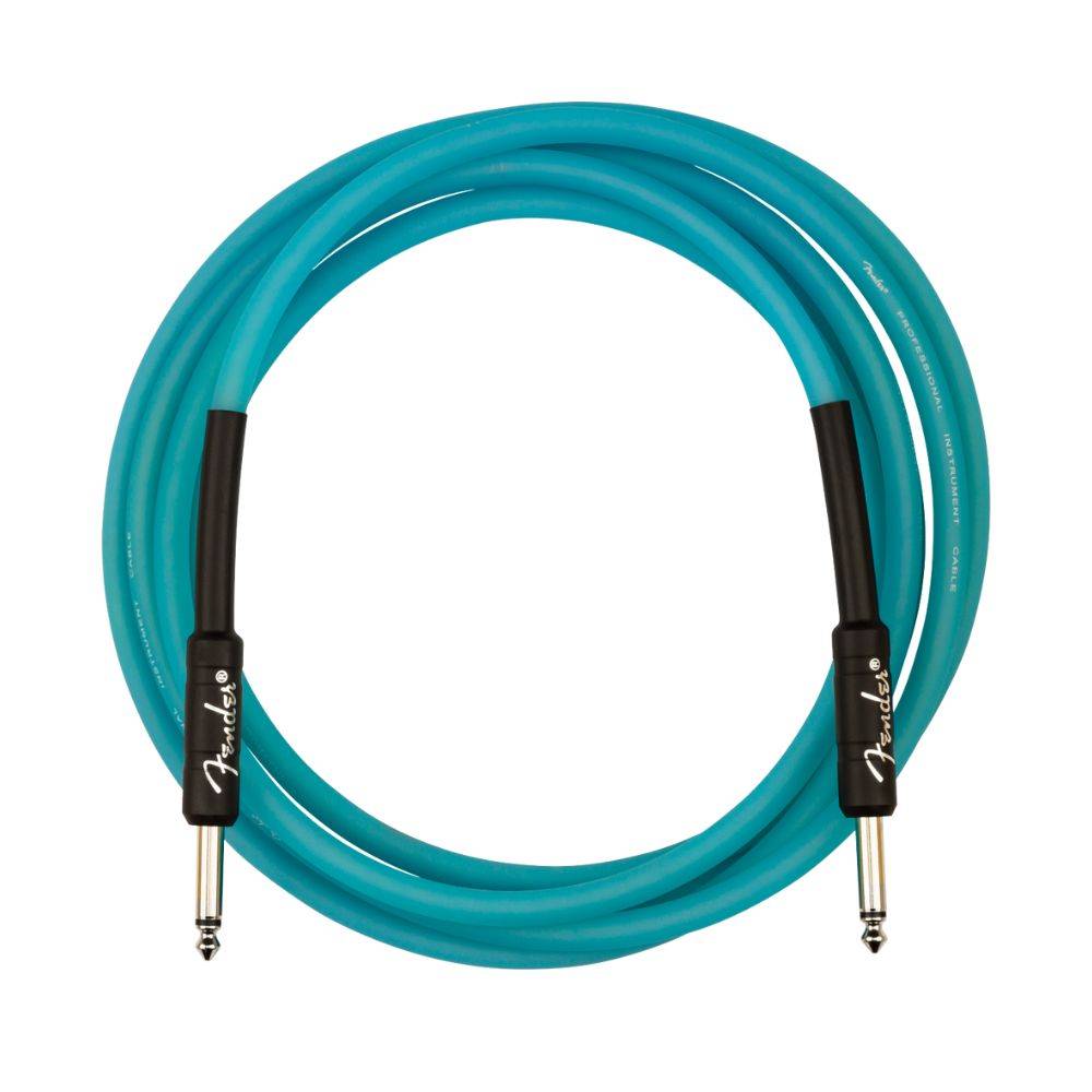 Fender Professional Series Glow in the Dark Cables - Blue 吉他夜光導線 (10ft/18.6ft)