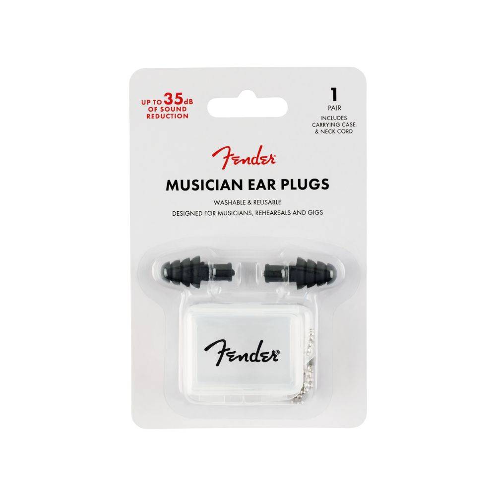 Fender Musician Series Black Ear Plugs 耳塞