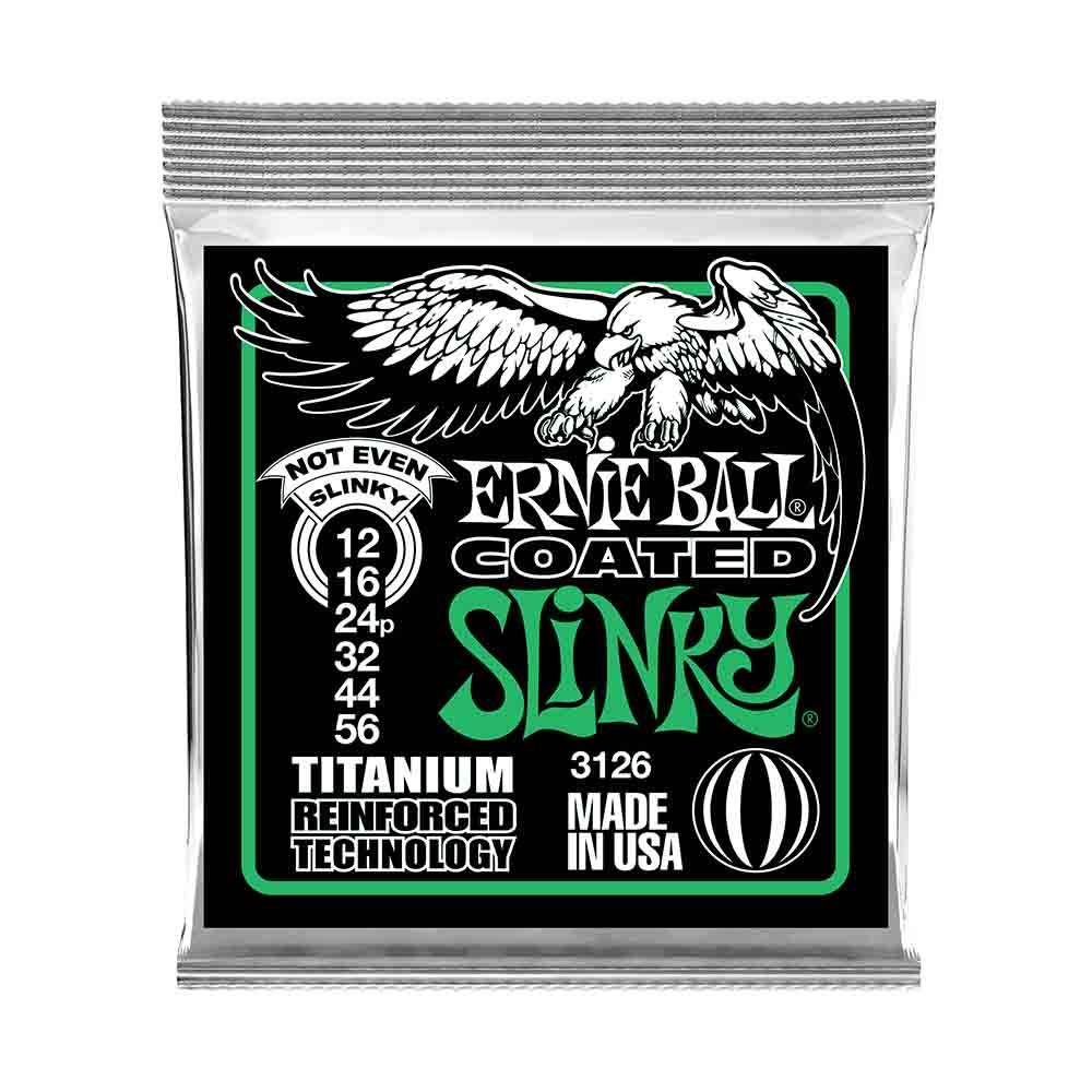 Ernie Ball Not Even Slinky Coated Titanium RPS 3126 超薄膜鈦強化 電吉他套弦 12-56