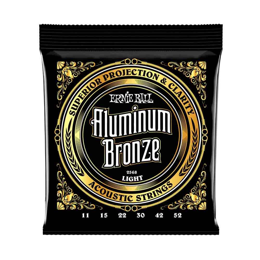 Ernie Ball Light Aluminum 2568 清晰澈亮 民謠吉他套弦 11-52