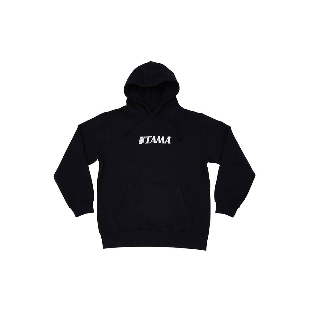 TAMA Logo TAMP001M 黑色長袖連帽T