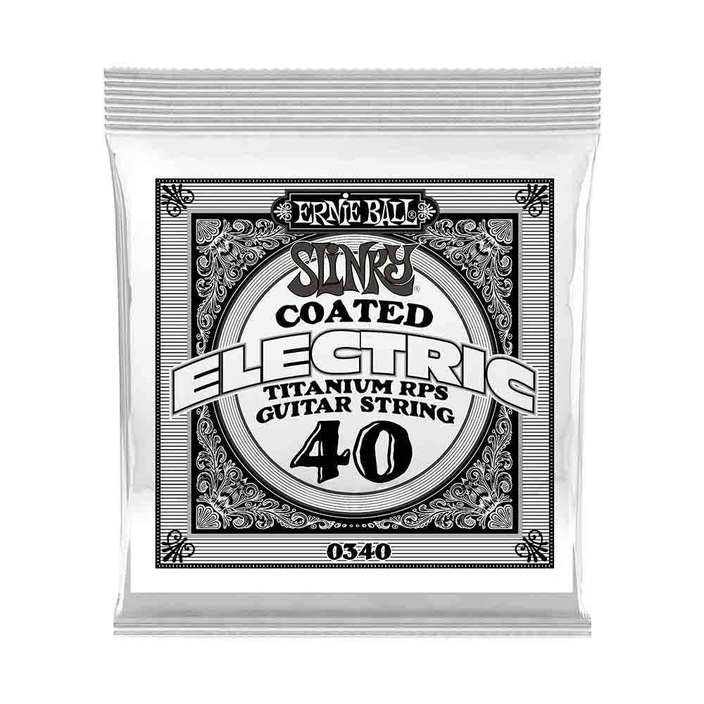 Ernie Ball Slinky Coated Nickel Wound 0340 超薄膜鍍鎳 電吉他零弦 (單入裝) 40