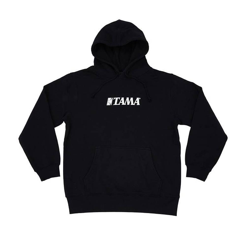 TAMA Logo TAMP001M 黑色長袖連帽T