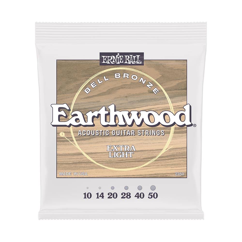Ernie Ball Extra Light Earthwood Bell Bronze 2350 民謠吉他套弦 10-50