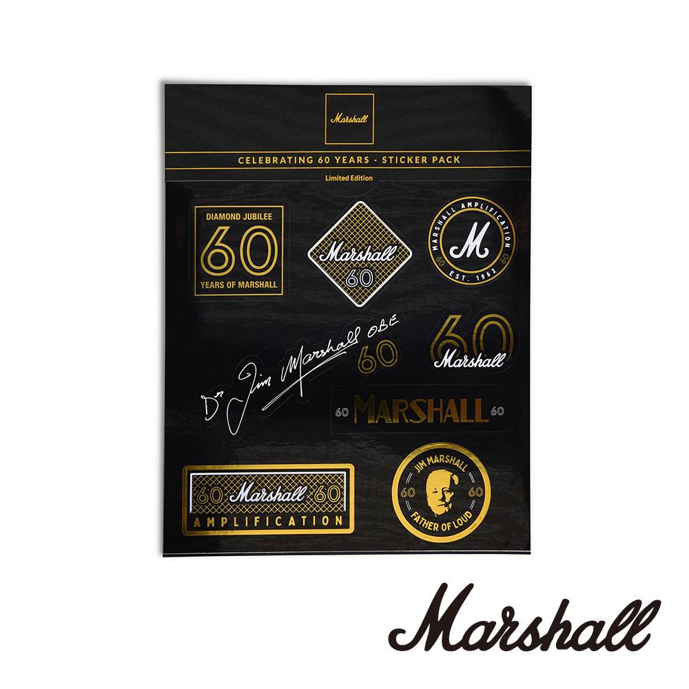 Marshall 60Th Anniversary Sticker 貼紙