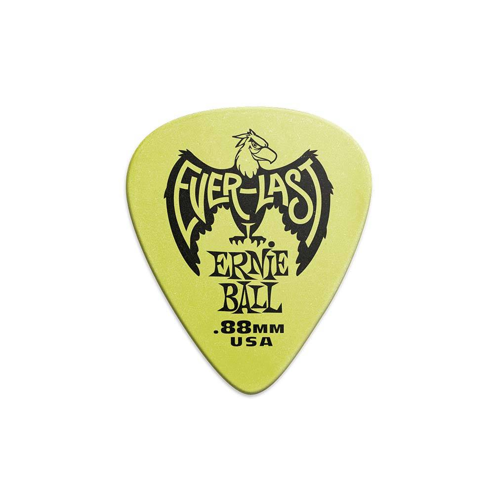 Ernie Ball Everlast Picks Green 0.88mm 9191 匹克 (12片裝)