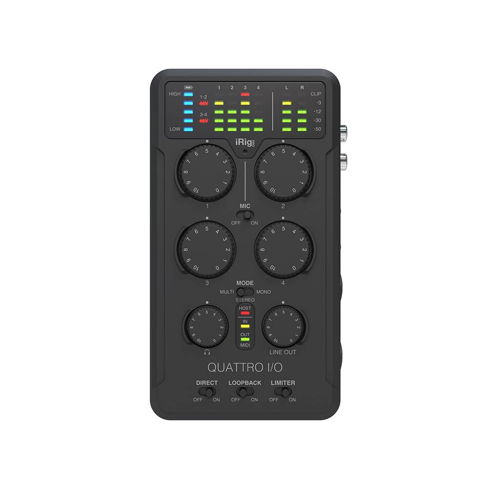 IK Multimedia iRig Pro Quattro I/O 行動錄音介面