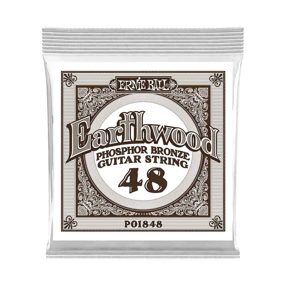 Ernie Ball Earthwood Phosphor Bronze 1848 經典純粹 民謠吉他零弦 (單入裝) 48