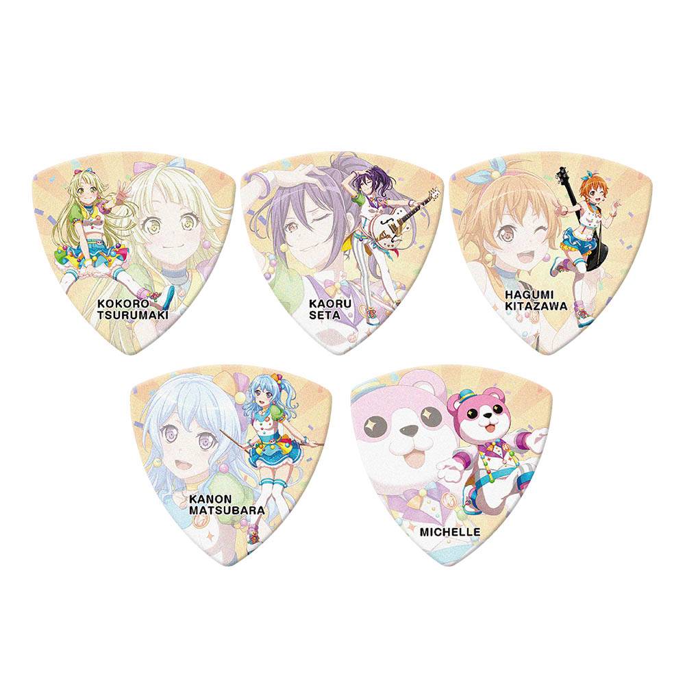 ESP BanG Dream Hello Happy World ver.4 聯名款匹克(五入組)