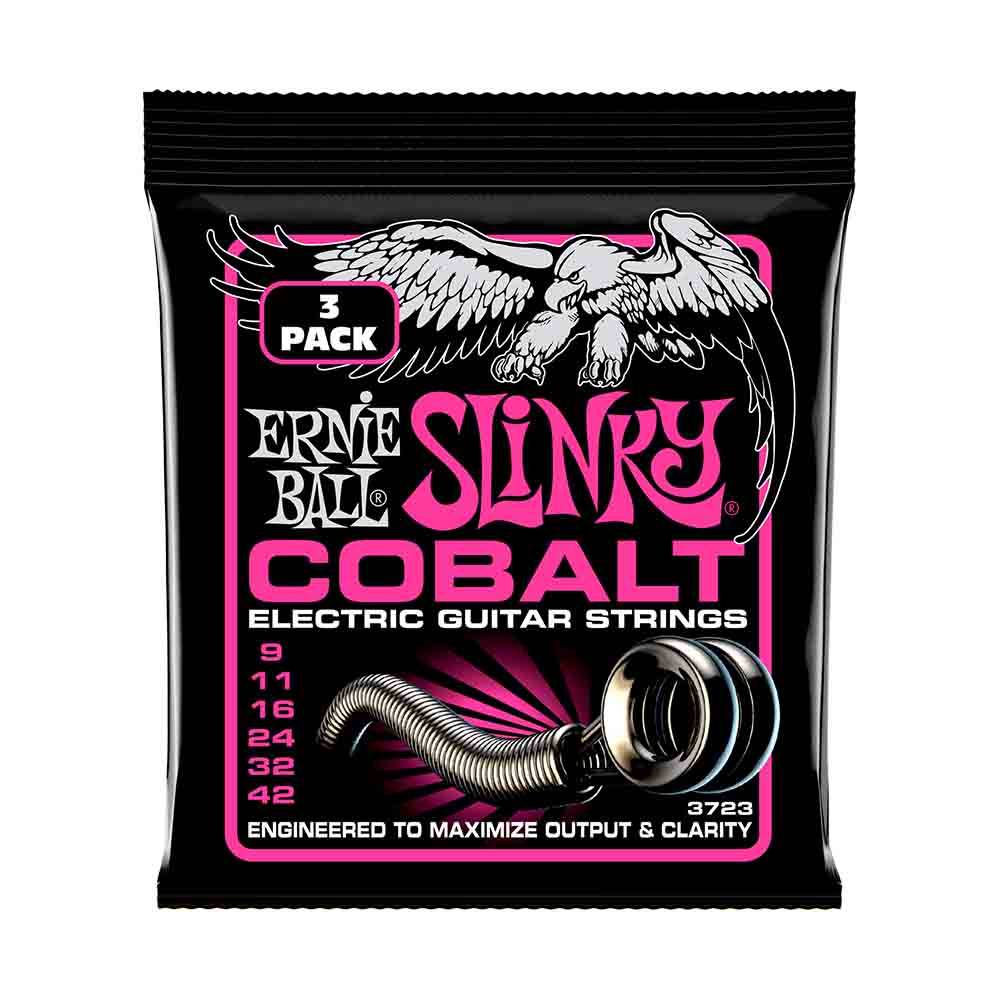 Ernie Ball Super Slinky Cobalt 3723 高出力鈷弦 電吉他套弦 (3件組) 09-42